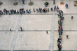 queue view from above