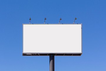 blank billboard mock up