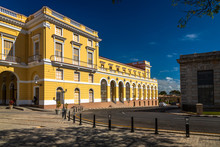 Exposure Done In The Main Square Of Matanzas, With Its Beautiful And Colorful Renovated Buildings.