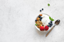 Granola With Yogurt And Berries