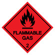 Flammable Gas Symbol Sign ,Vector Illustration, Isolate On White Background Label .EPS10