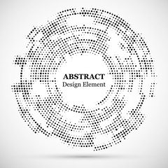 Wall Mural - abstract dotted halftone modern pattern background.black decorative design halftone round circle ele