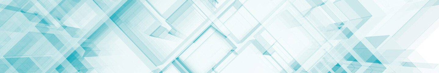 Wall Mural - Abstract blue architecture 3d rendering