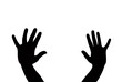 © turkishblue - a pair hands silhouette vector