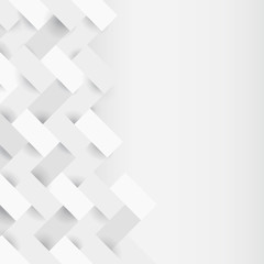 Wall Mural - white 3d modern background design