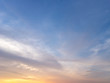 © kwanruan - blue sky with clouds, evening sky