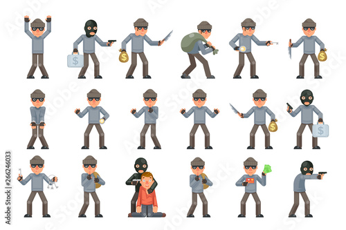 Fotografía Evil danger greedily risk housebreaker thief threat rogue villian terrorist crim