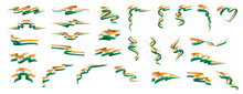 India Flag, Vector Illustration On A White Background