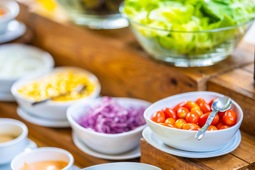 Wall Mural - Salad bar for healthy