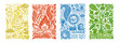 © Kudryashka - Four elements concept. Banners design