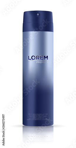 Download Realistic Packaging Mockup Template Front View Vector Illustration Sprayer Can For Air Freshener Hairspray Deodorant Realistic Packaging Mockup Template Front View Vector Illustration Spray Stock Vector Adobe Stock