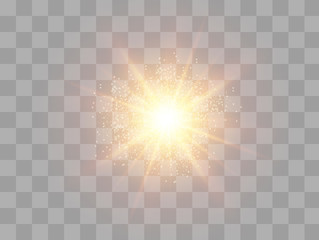 Wall Mural - glow isolated white