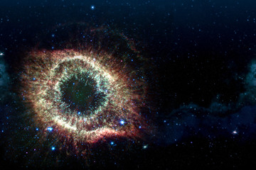 Wall Mural - picture of star nebula in space.