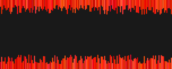 Wall Mural - abstract banner background template design - horizontal vector illustration from vertical lines in r