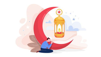 Wall Mural - Ramadan kareem concept. Arabic culture, islam religion