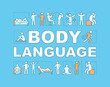 Body language concept icon