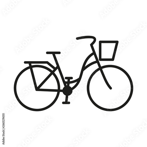 Papel de parede damski rower ikona wektor