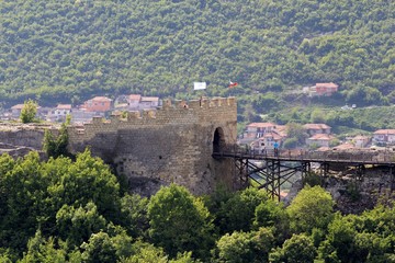 Canvas Print - View of Fortress Ovech (Bulgaria)