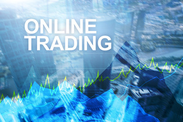 Online trading, Forex Investment and financial market concept