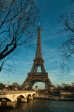 Fototapeta Boho - Torre Eiffel día despejado en París
