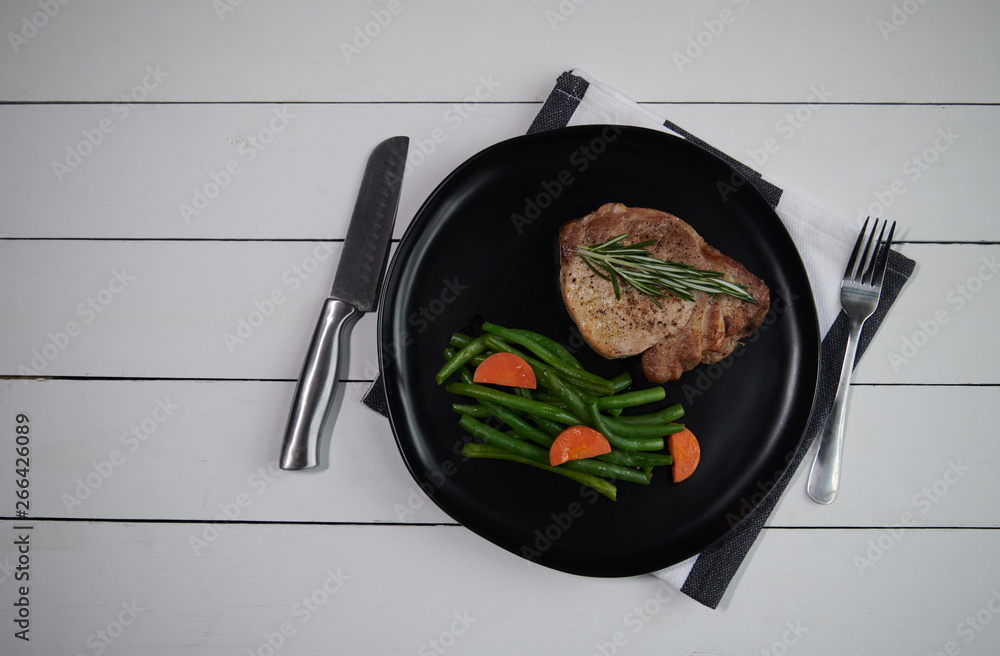 Center Cut Pork Loin Boneless Chops Stock Photo | Adobe Stock