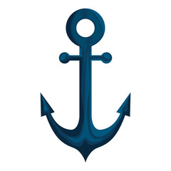 Sticker - anchor ship isolated icon