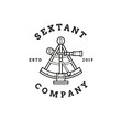 sextant astronomy logo design inspiration