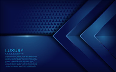 Wall Mural - elegant blue background with overlap layer