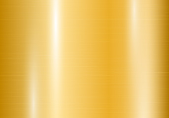 Wall Mural - gold polished plate with a metallic effect for the design of frames, badges. vector illustration wit