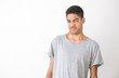 © Oleksandr - Afro American young man disgusted.