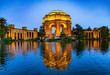 © travelview - The Palace of Fine Arts in the Marina district by night, San Francisco
