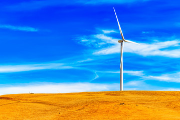 Wind generators in the endless fields.