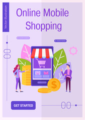 E commerce flat vector illustration