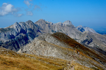 Sticker - montañas, paisajes, Pirineos, naturaleza, cimas.