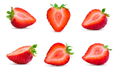 strawberry halves