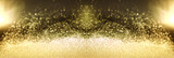 Fototapeta  - abstract of gold bokeh background