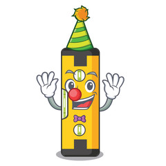 Sticker - Clown spirit level in a cartoon bag