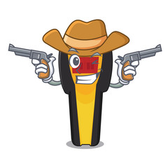 Sticker - Cowboy stud finder isolated with the character