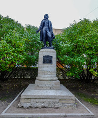 Statue of Pushkin in Saint Petersburg