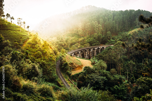 Fotomural Nine-arch bridge in Sri Lanka