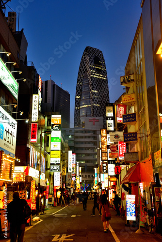 西新宿繁華街の夜景stock Photo Adobe Stock