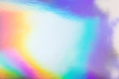 Trendy holographic foil paper close-up.
