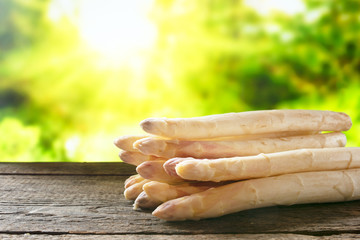 Wall Mural - Fresh asparagus in the spring