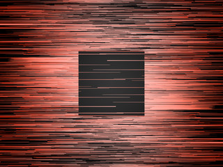 Poster - Digital horizontal orange lines abstract background. Computer generated geometric pattern. 3d rendering
