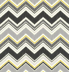 Wall Mural - seamless chevron wave fabric textile pattern background