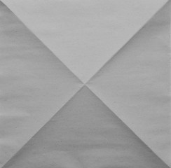 Wall Mural - gray sheet of paper folded texture