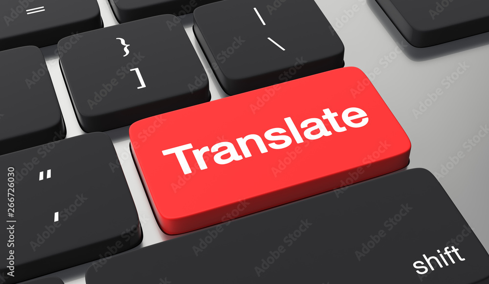 Online language translation - obrazy, fototapety, plakaty 