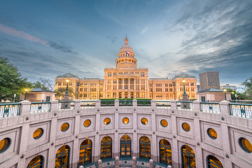 Austin, Texas, USA at the Texas State Capitol.