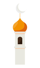 Poster - tower of mosque ramadan kareem building