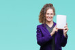 © Krakenimages.com - Young brunette student girl wearing school uniform holding a notebook over isolated background with a happy face standing and smiling with a confident smile showing teeth